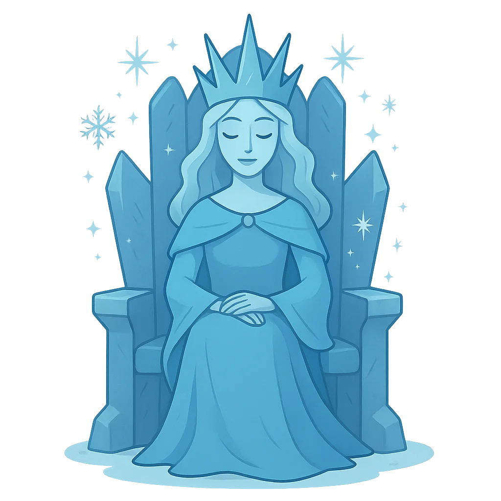 Illustration of The Snow Queen - Danish