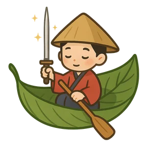 Illustration of Issun-bōshi - Japanese
