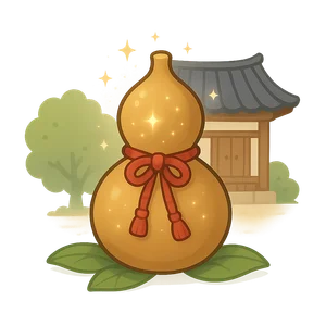 Illustration of Heungbu and Nolbu - Korean