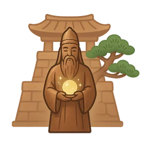 Illustration of Dangun - Korean