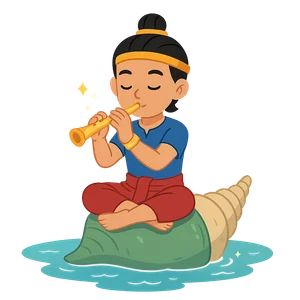 Illustration of Phra Aphai Mani - Thai