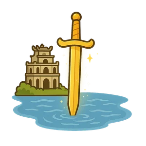 Illustration of The Legend of the Returned Sword - Vietnamese
