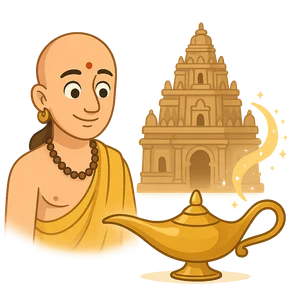 Illustration of Tenali Rama - Indian