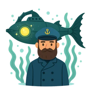 Illustration of Captain Nemo