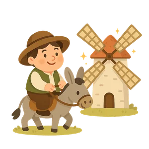 Illustration of Sancho Panza