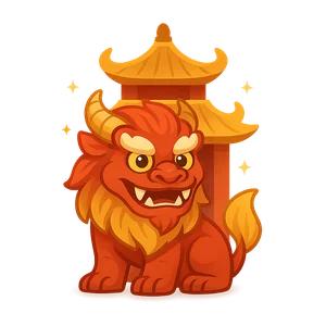 Illustration of Nian Monster