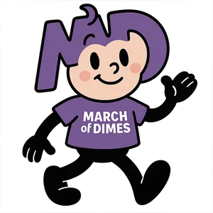 Illustration of March of Dimes