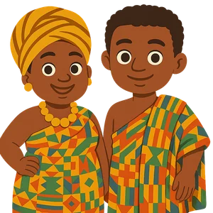 Illustration of Akan People