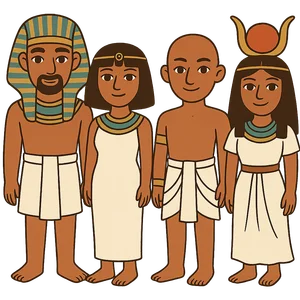Illustration of Ancient Egyptians