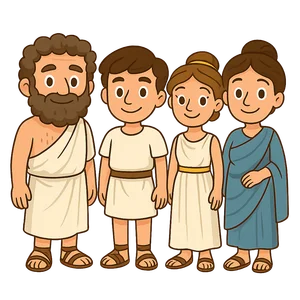 Illustration of Ancient Greeks