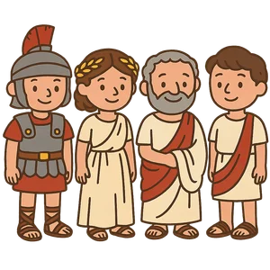 Illustration of Ancient Romans