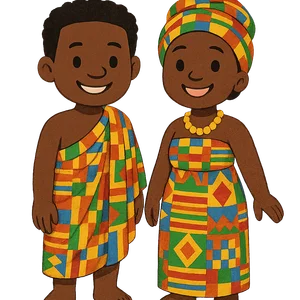 Illustration of Ashanti People