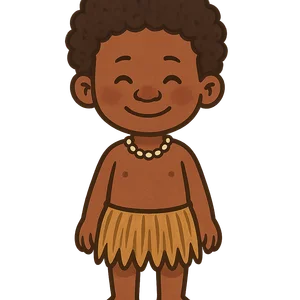 Illustration of Baka people