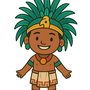 Illustration of Aztec Empire