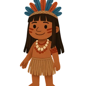 Illustration of Indigenous Peoples of the Amazon