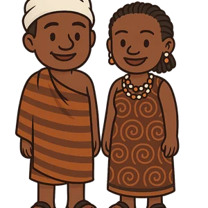 Illustration of Chagga people