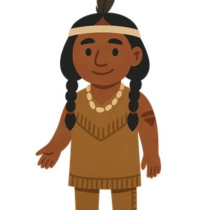 Illustration of Powhatan Confederacy