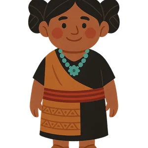 Illustration of Pueblo Peoples