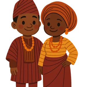 Illustration of Yoruba People