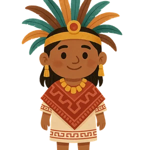 Illustration of Mixtec People