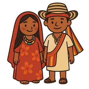 Illustration of Wayuu People