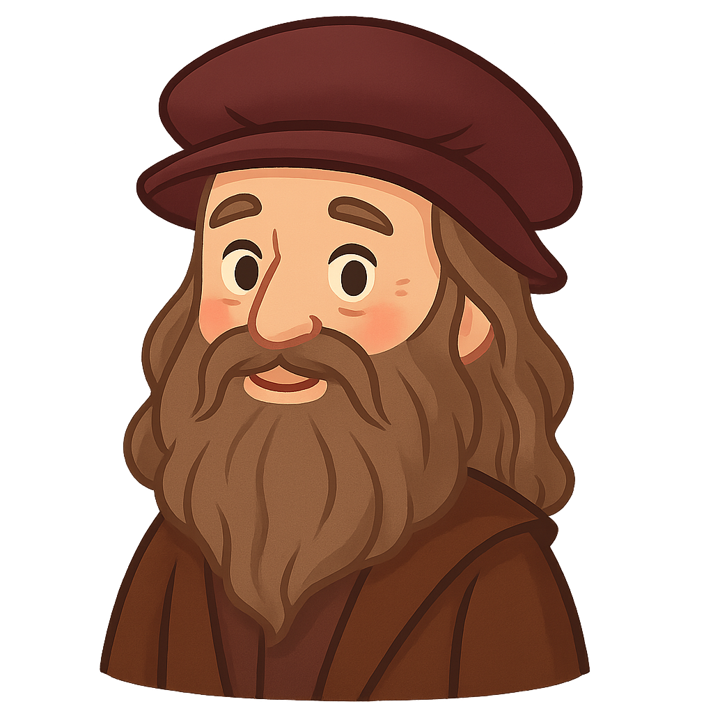 Portrait of Leonardo da Vinci