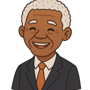 Portrait of Nelson Mandela