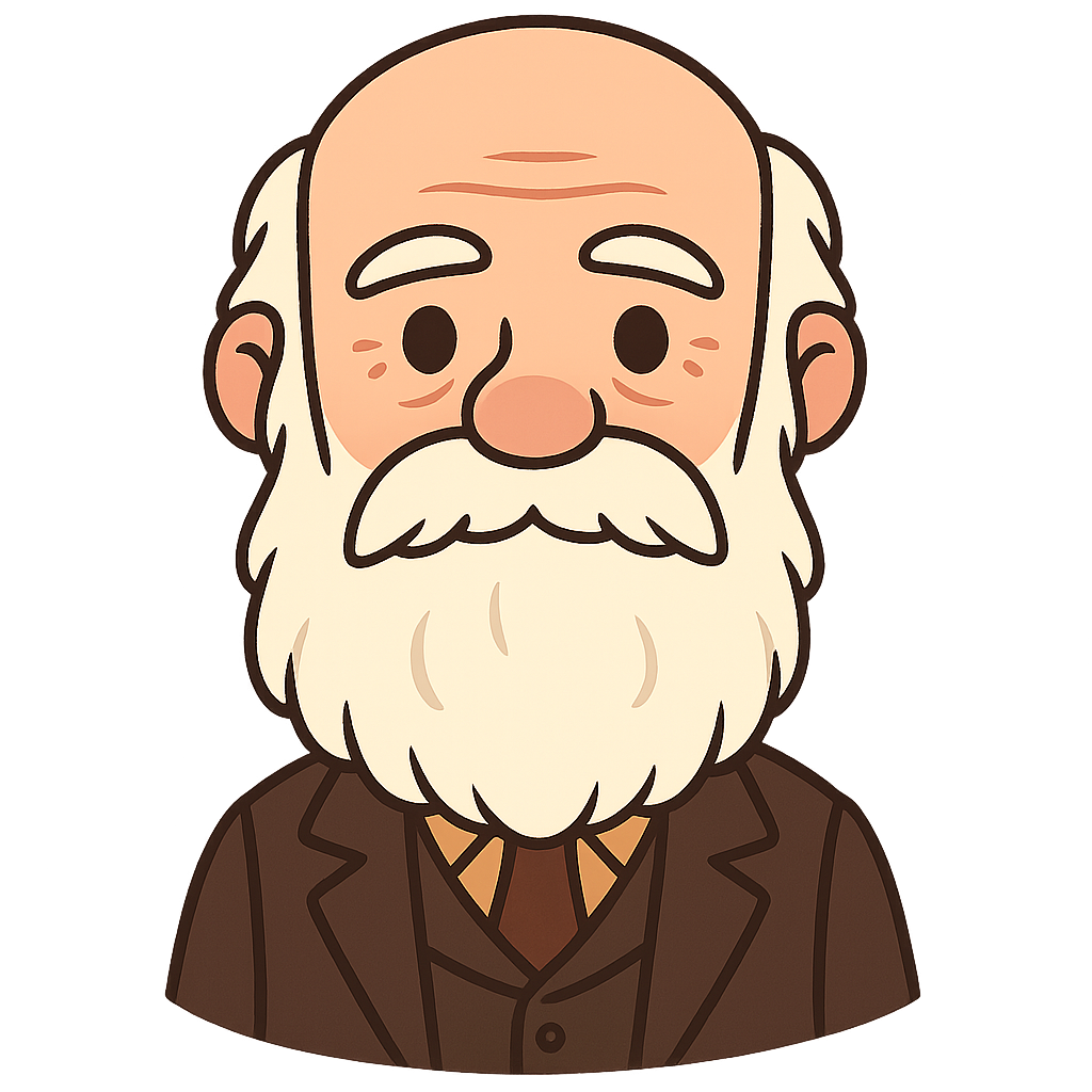 Portrait of Charles Darwin