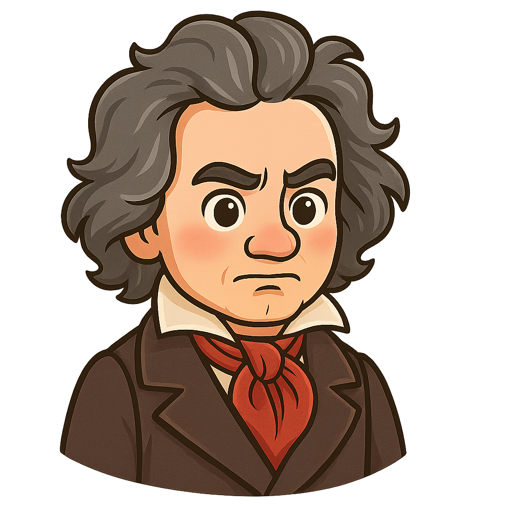 Portrait of Ludwig van Beethoven