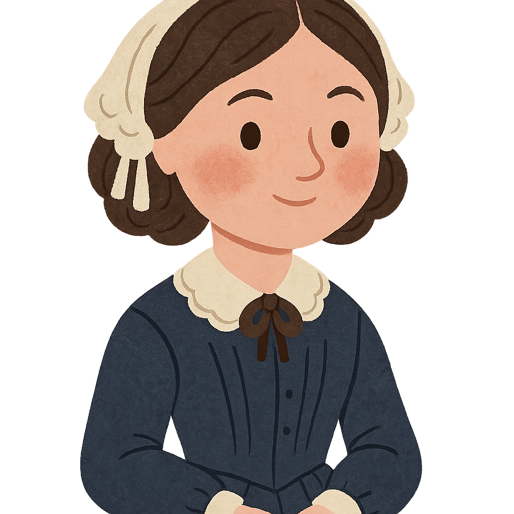 Biografía de Florence Nightingale para Niños de 3-12 Años | Storypie, image size:1024x1024