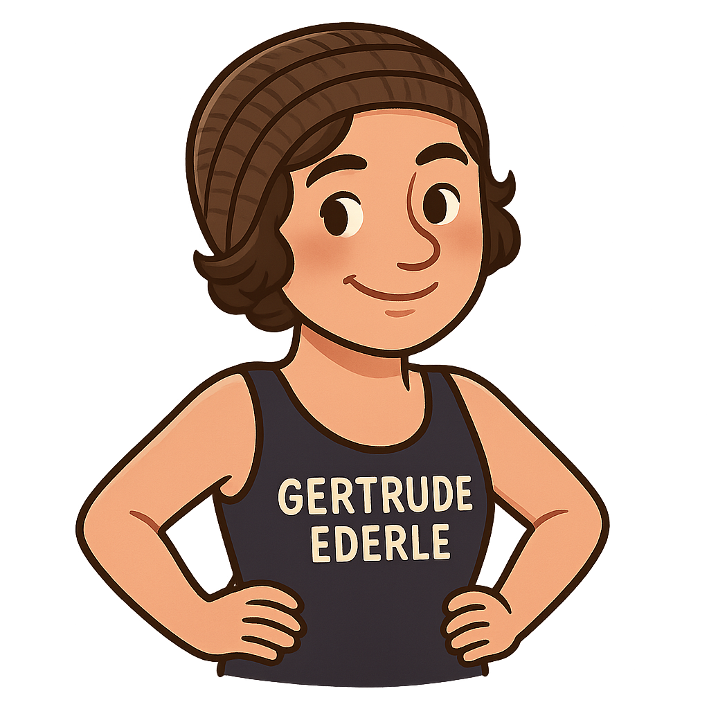 Portrait of Gertrude Ederle