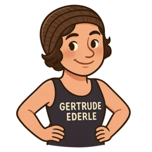 Portrait of Gertrude Ederle