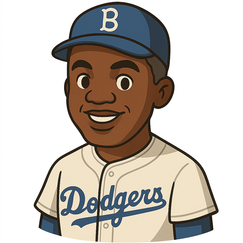 Portrait of Jackie Robinson
