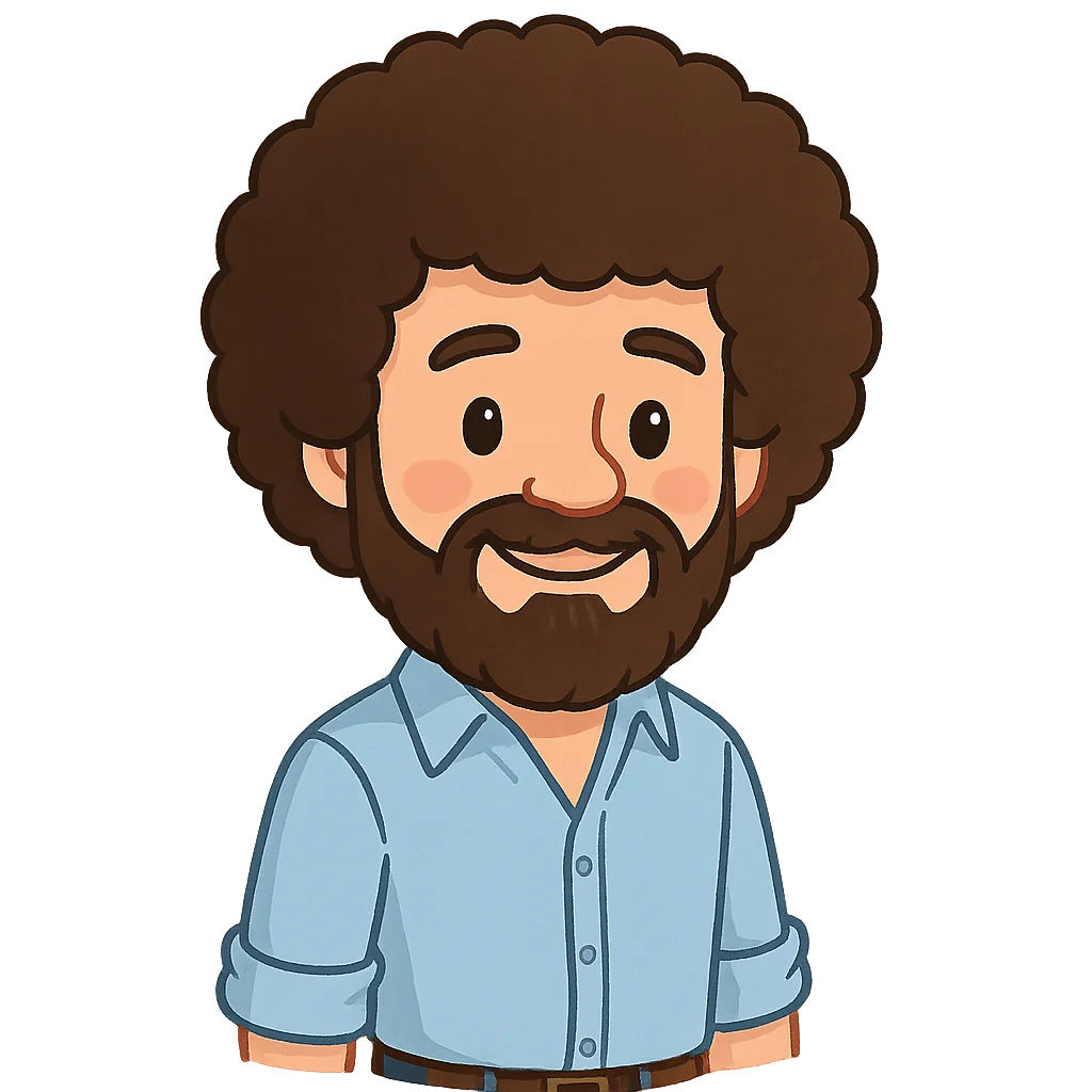 Portrait of Bob Ross