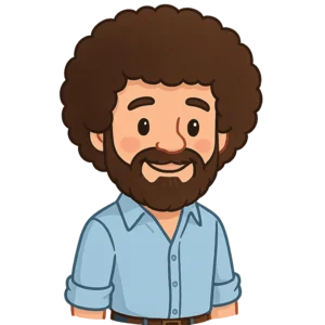 Portrait of Bob Ross