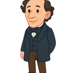 Portrait of Hans Christian Andersen