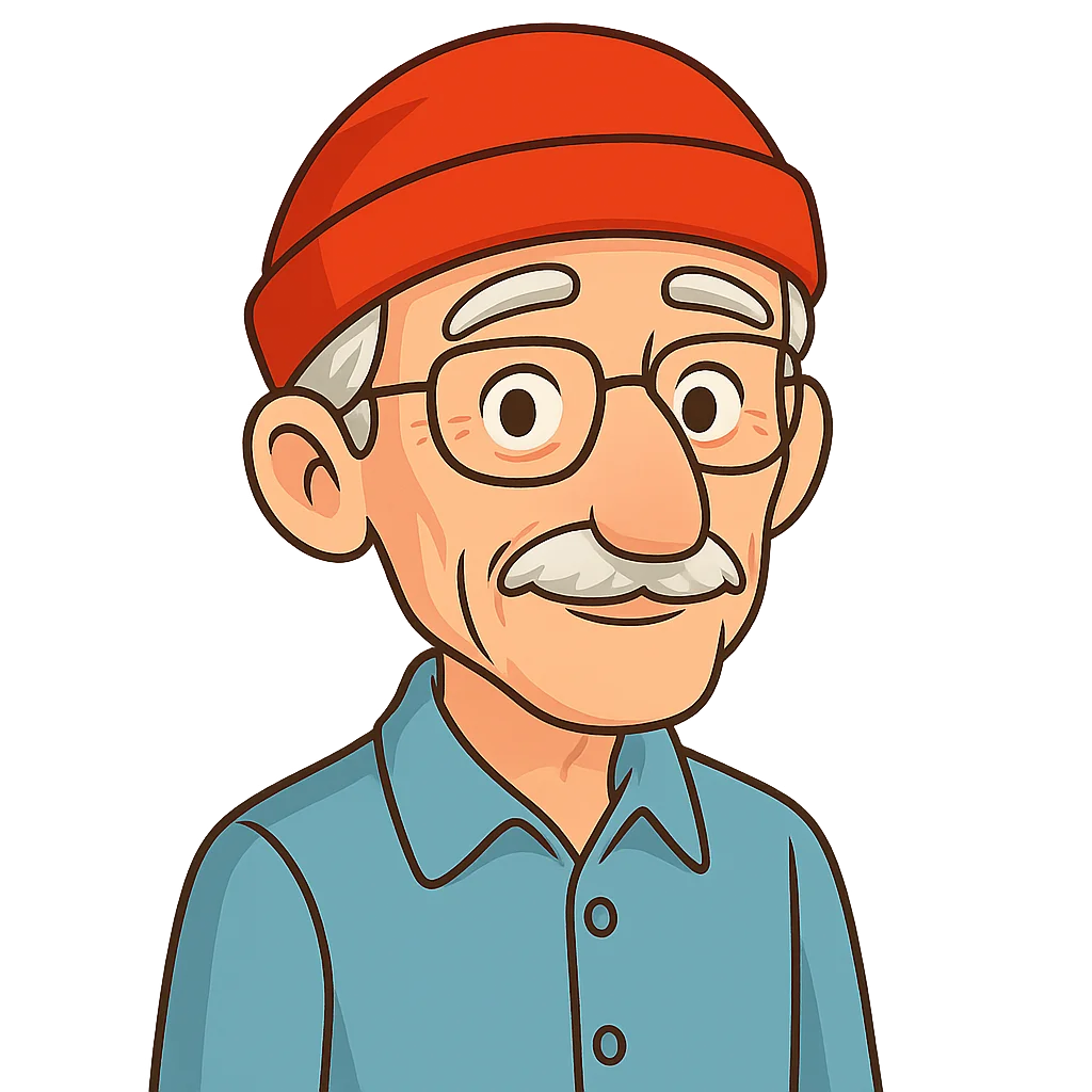 Portrait of Jacques Cousteau