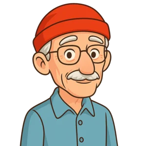 Portrait of Jacques Cousteau