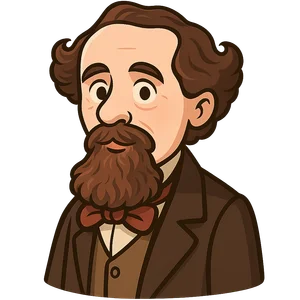 Portrait of Charles Dickens