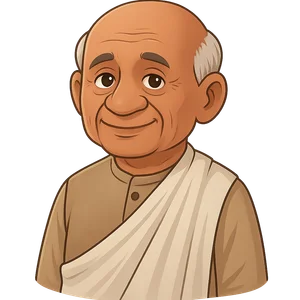 Portrait of Sardar Vallabhbhai Patel