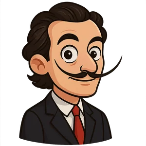 Portrait of Salvador Dalí