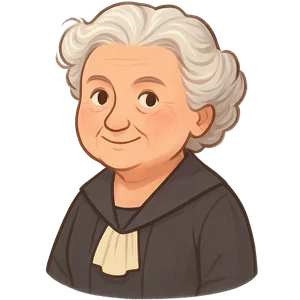 Portrait of Maria Montessori