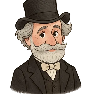 Portrait of Giuseppe Verdi