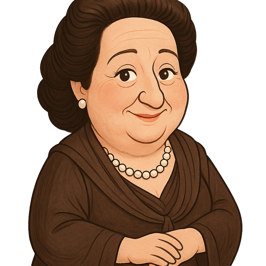 Portrait of Montserrat Caballé