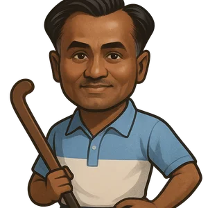 Portrait of Dhyan Chand