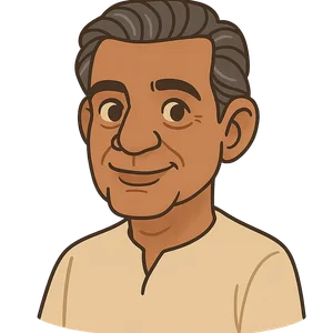 Portrait of Satyajit Ray