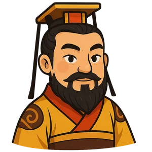 Portrait of Qin Shi Huang