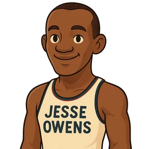 Portrait of Jesse Owens