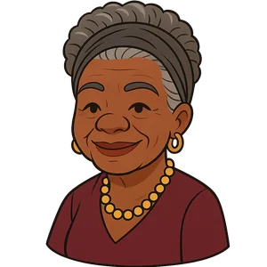 Portrait of Maya Angelou