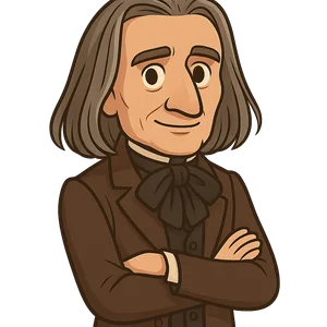 Portrait of Franz Liszt